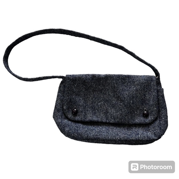 Vintage Hanna Hats of Donegal 100% Pure New Irish Wool Bag in Gray - Picture 1 of 13